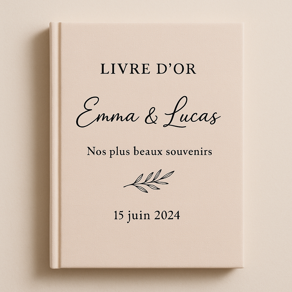Livre d'or mariage